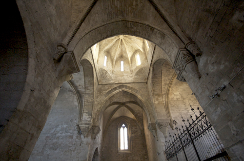 Bóvedas de la nave central dela iglesia de Vallbona